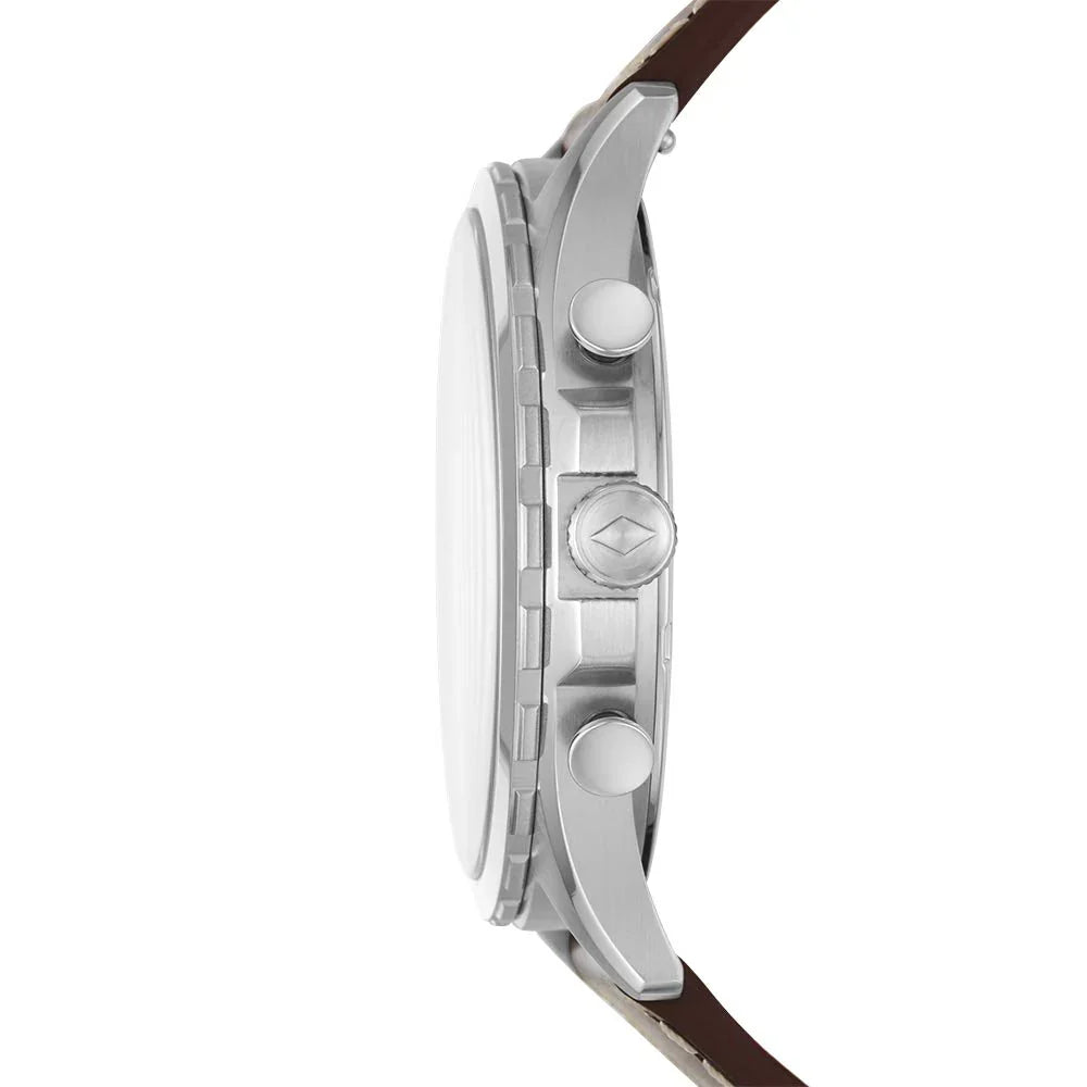 Reloj Fossil Forrester de hombre pulsera de cuero 46mm