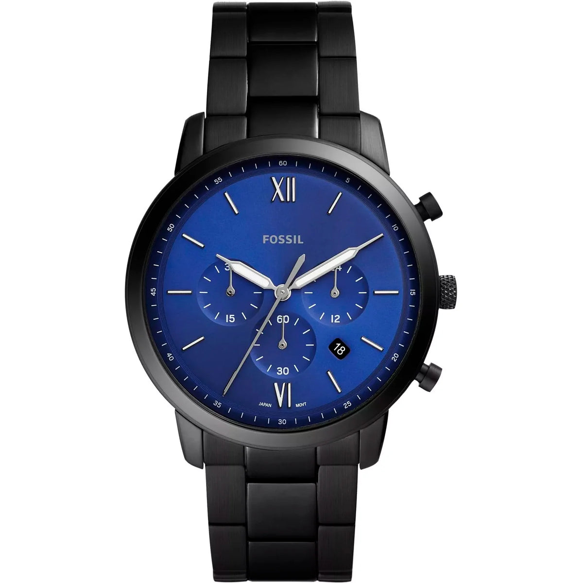 Reloj Fossil Neutra para caballero pulsera de metal 44mm
