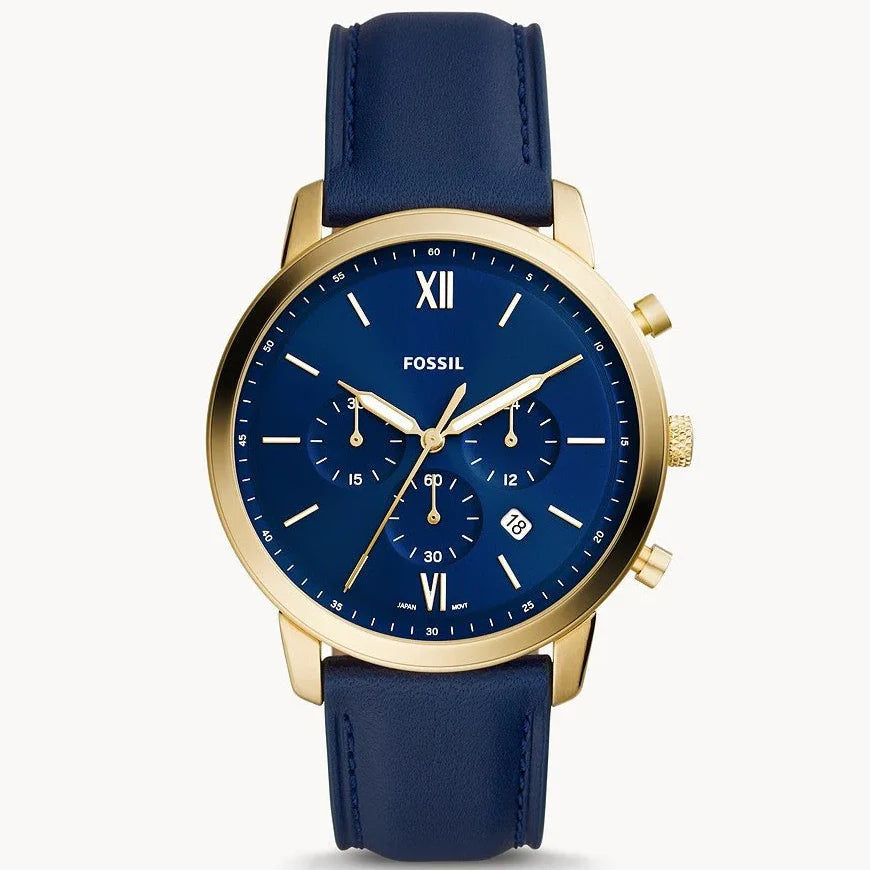 Fossil Neutra reloj Análogo para Caballero Correa de Cuero