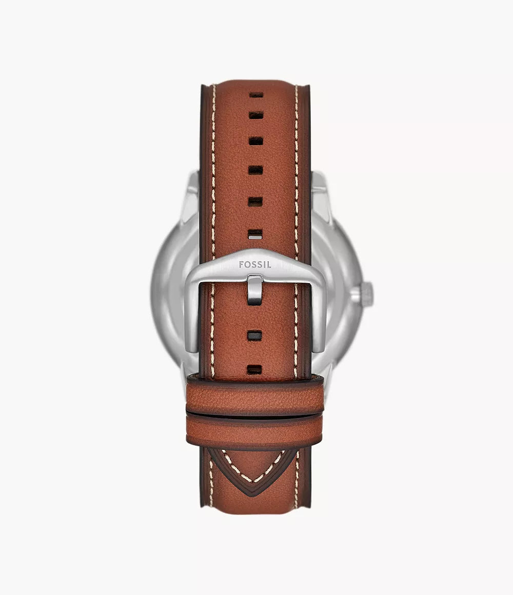 Reloj Fossil Neutra Moonphase de hombre pulsera de cuero 42 mm