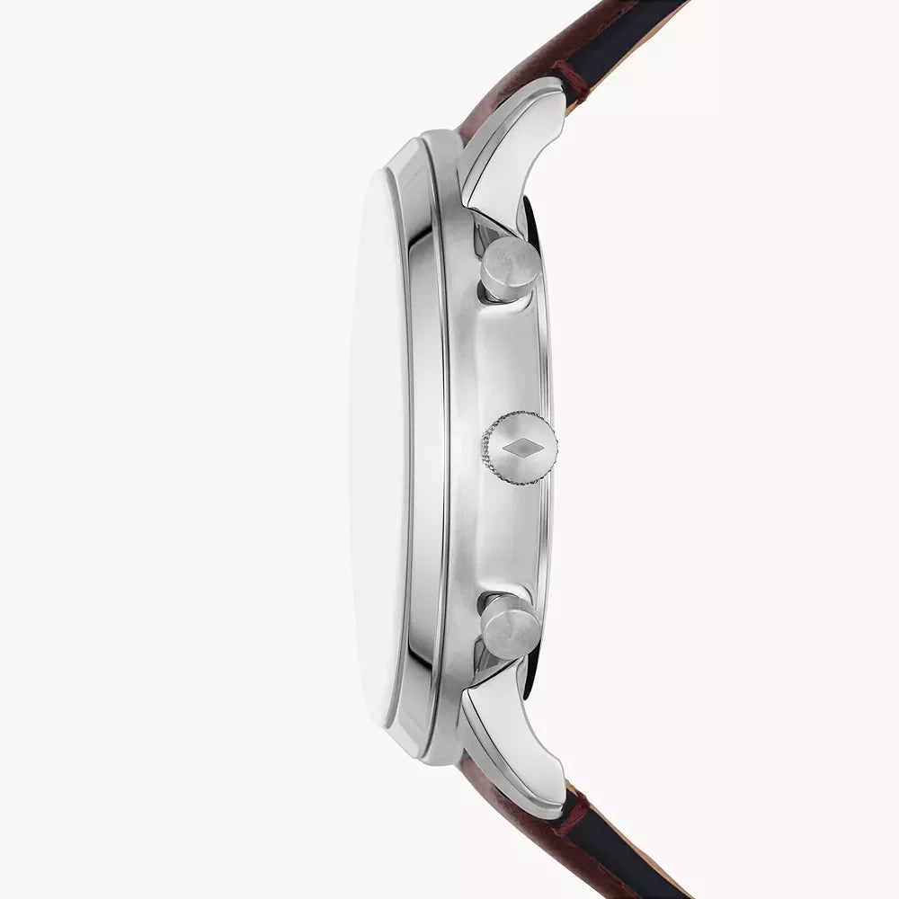 Fossil Neutra reloj Análogo para Caballero Correa de Cuero