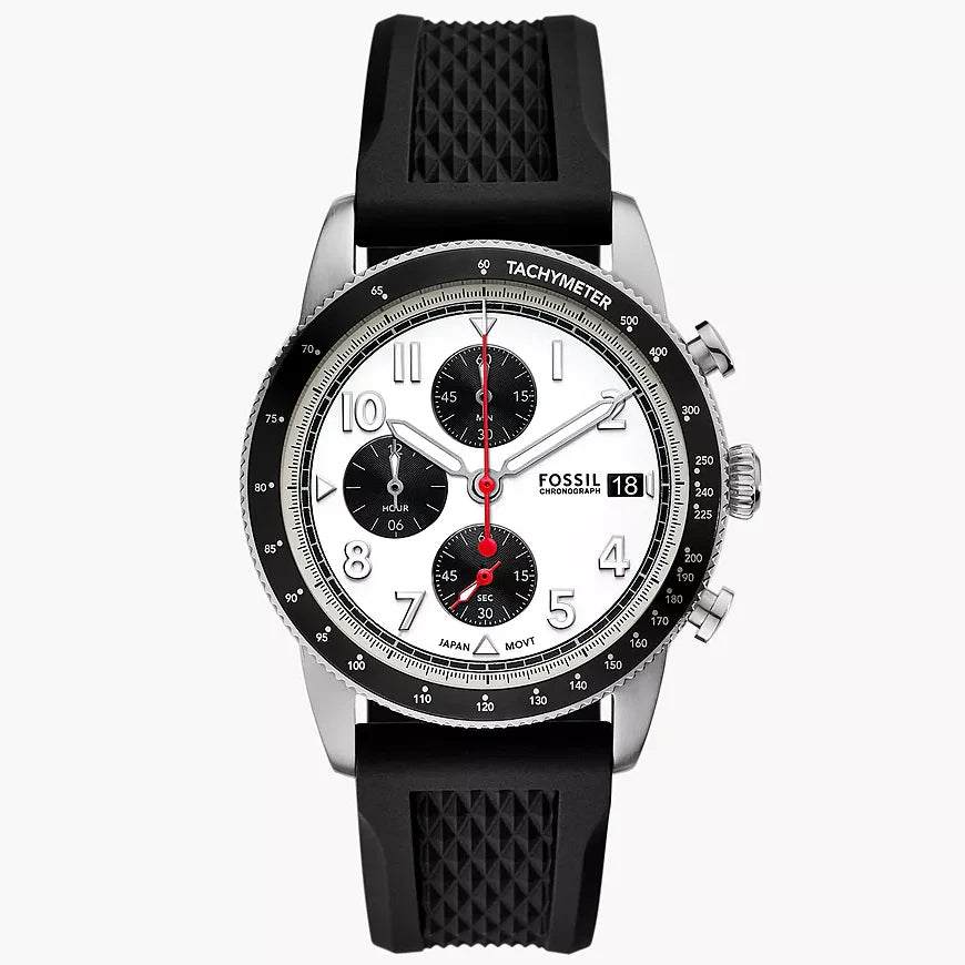 Reloj Fossil Sport Tourer de caballero correa de resina 42 mm