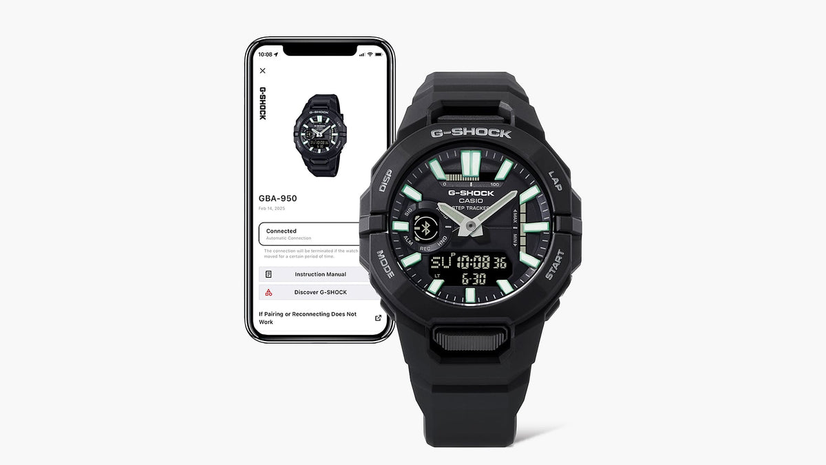 GBA-950 Reloj G-Shock de hombre Bluetooth pulsera de resina