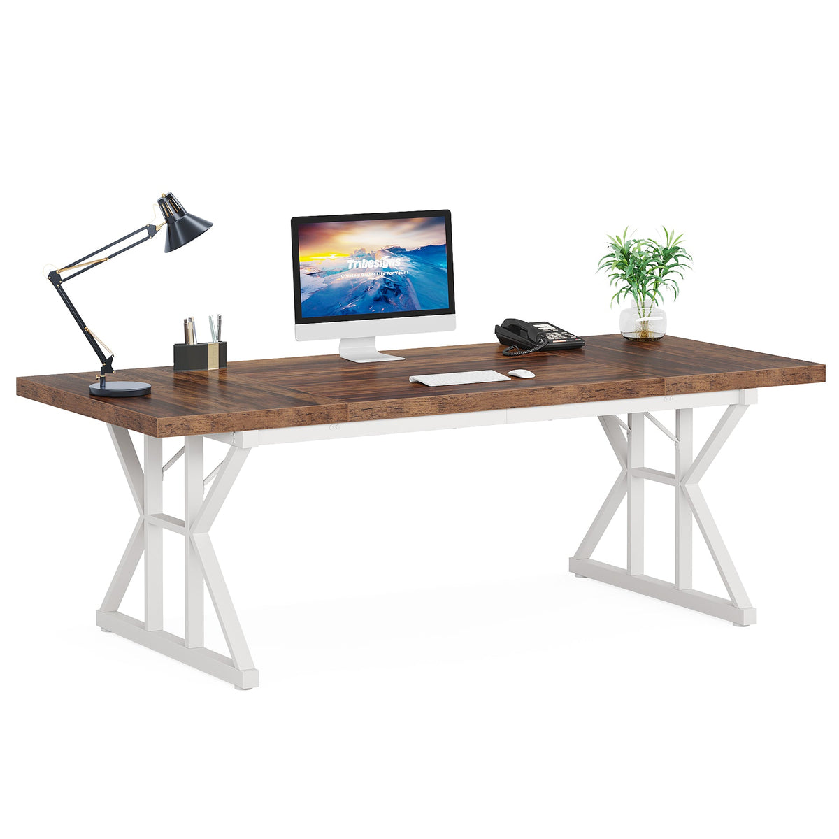 Tribesigns escritorio mueble para oficina y homeoffice HOGA-JW