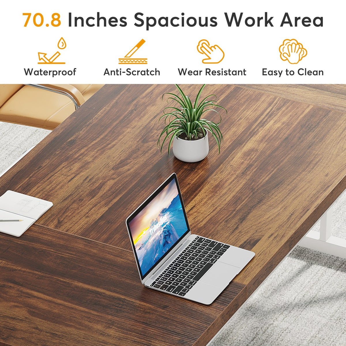 Tribesigns escritorio mueble para oficina y homeoffice HOGA-JW