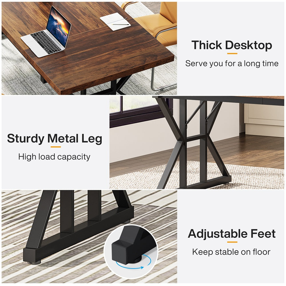 Tribesigns escritorio mueble para oficina y homeoffice HOGA-JW