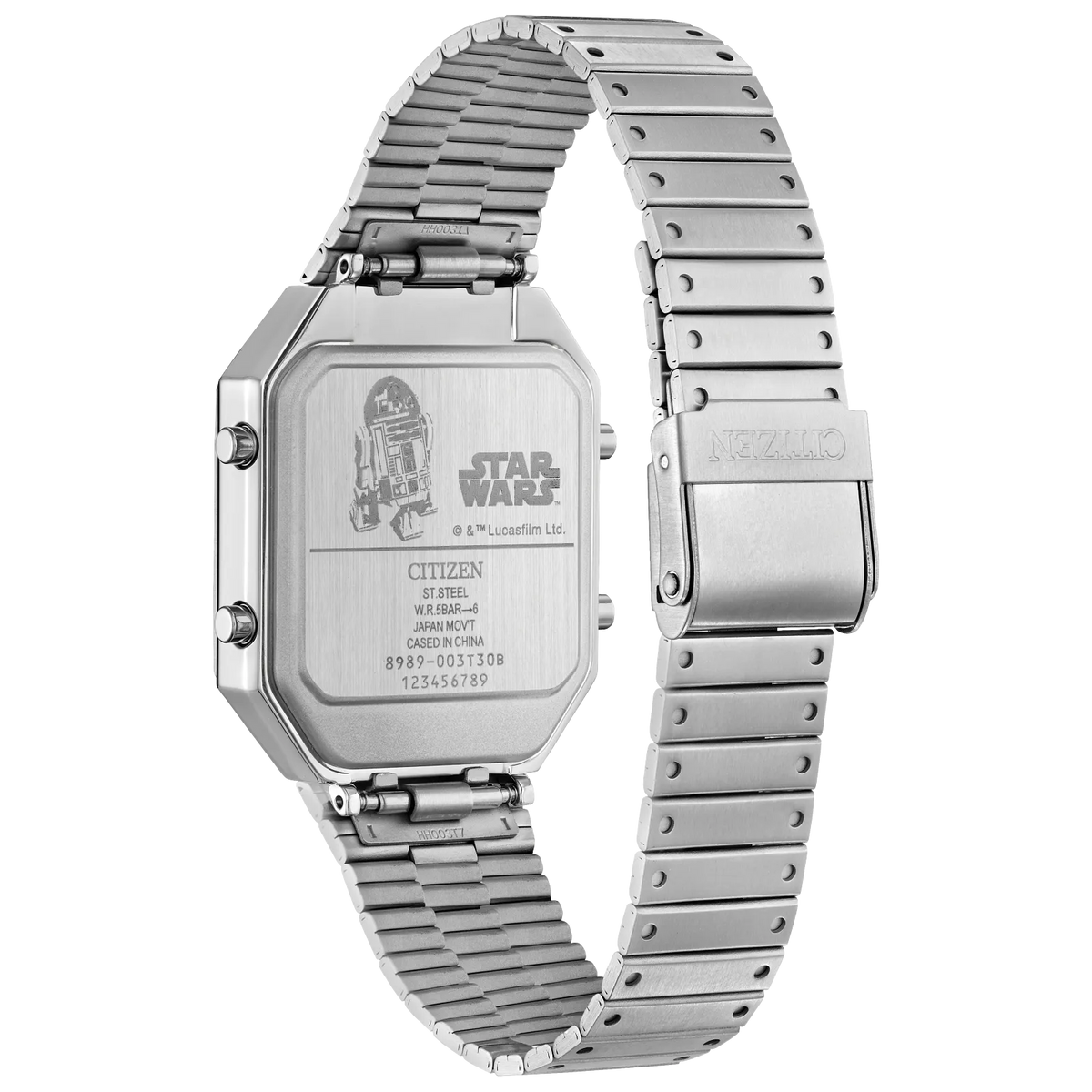 JG2121-54A Reloj Citizen R2-D2 de hombre pulsera de metal Star Wars 33 mm