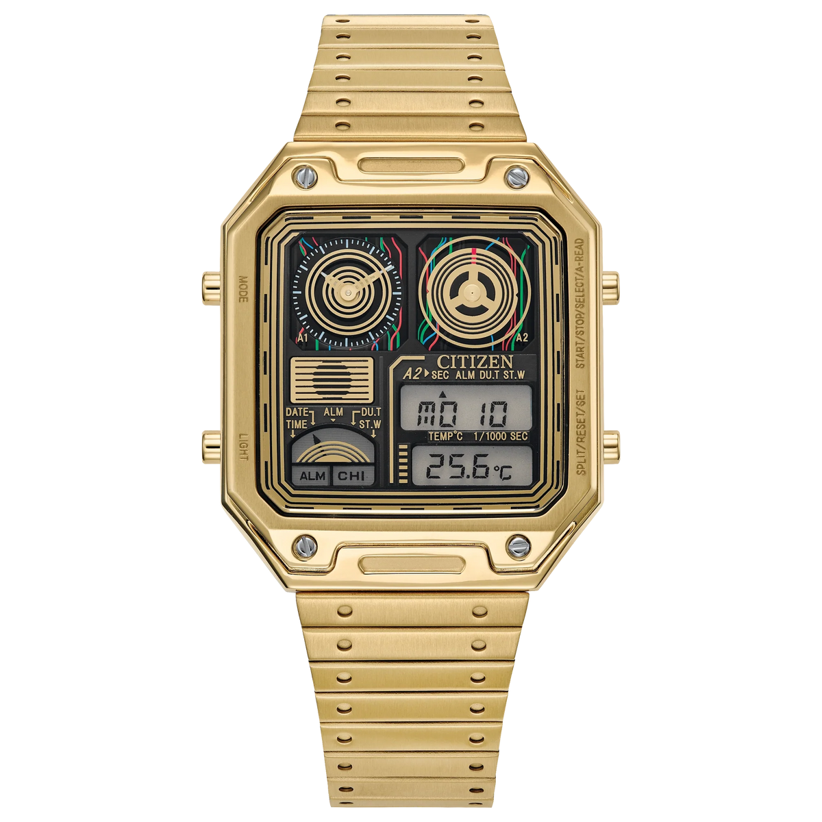 JG2123-59E Reloj Citizen Star Wars C-3PO de hombre correa de metal digital