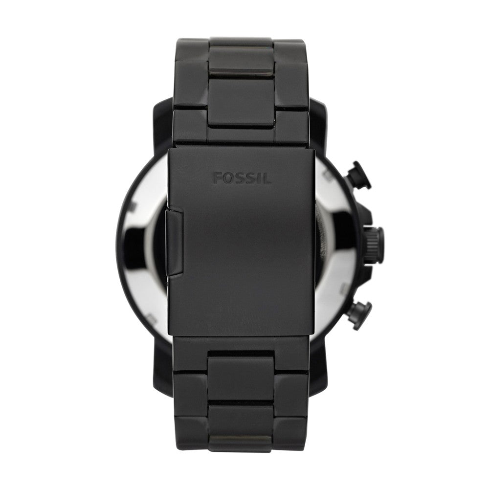 Reloj Fossil Nate de hombre correa de acero inoxidable