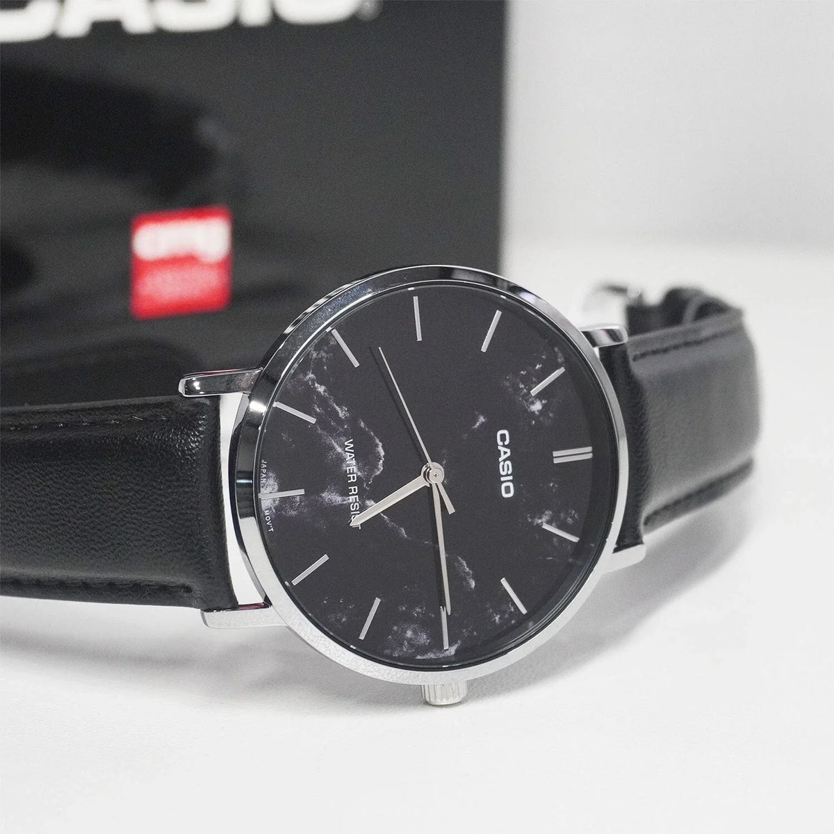 MTP-VT01 Reloj Casio para Caballero Pulsera de Cuero Análogo