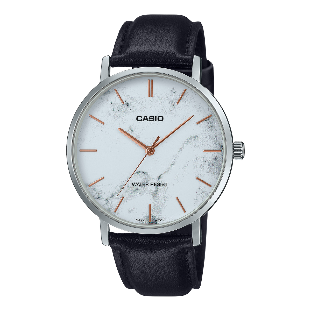 MTP-VT01 Reloj Casio para Caballero Pulsera de Cuero Análogo