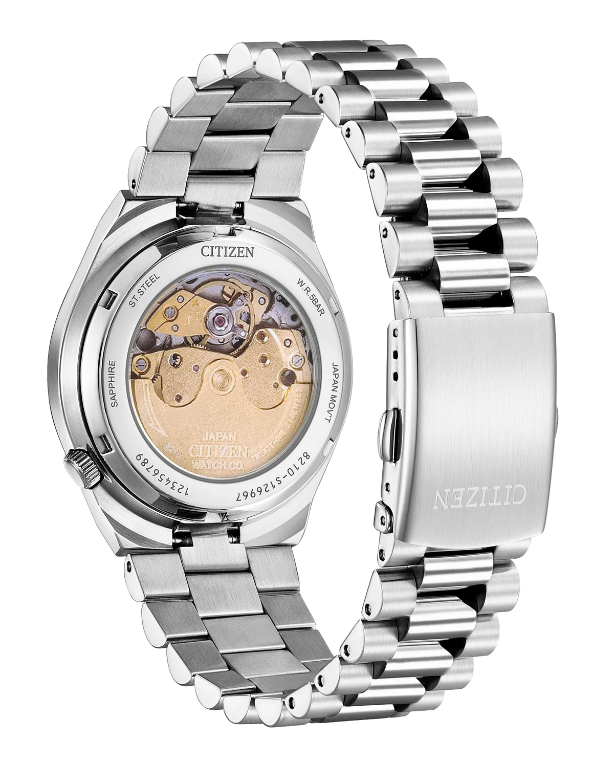 NJ0151-53X Reloj Citizen Unisex Correa de acero inoxidable