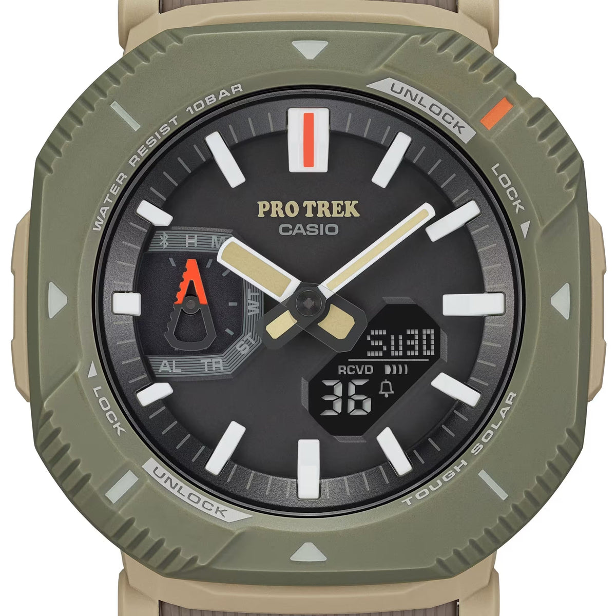 PRJ-B001 Reloj Casio ProTrek unisex correa de caucho