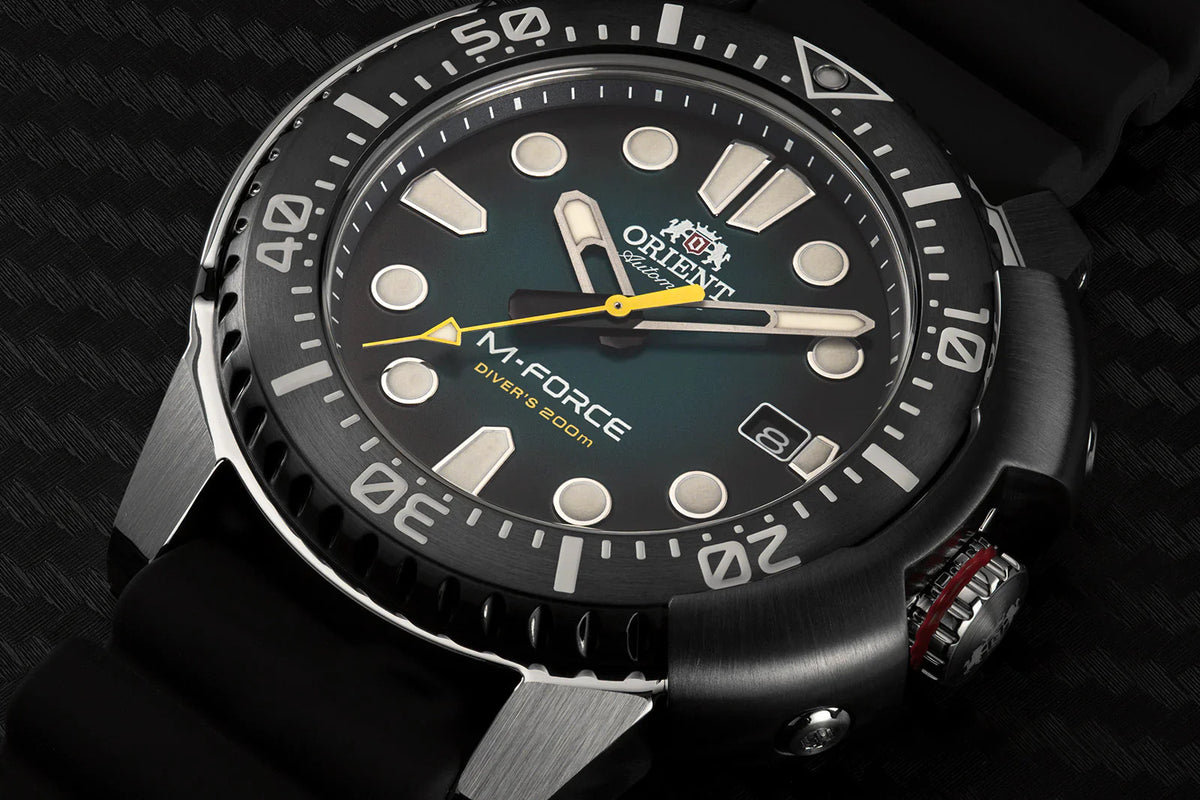 RA-AC0L04L Reloj Orient M-Force de hombre pulsera de caucho