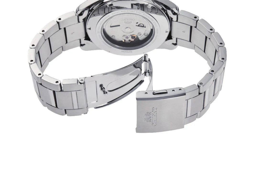 RA-AK0307B Reloj Orient sun and moon de hombre pulsera de metal