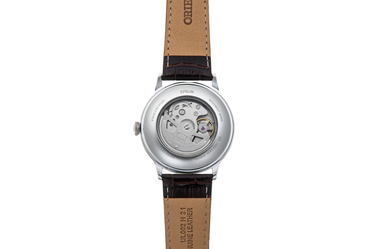 RA-AK0702Y Reloj Orient Bambino de caballero pulsera de piel