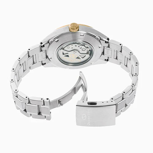 RE-AV0124G Reloj Orient Star Modern Skeleton de hombre correa de metal
