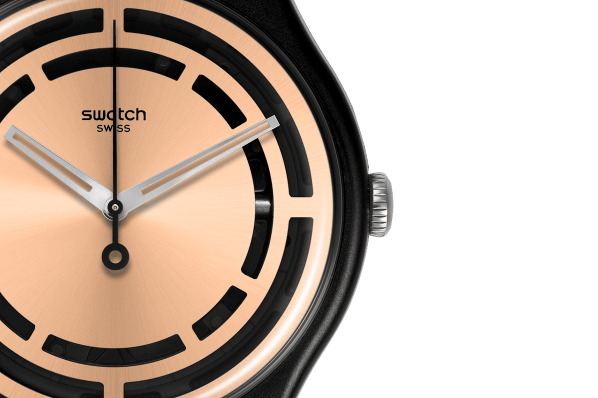 SO32B116 Reloj Swatch Clear Sign Unisex pulsera de silicona