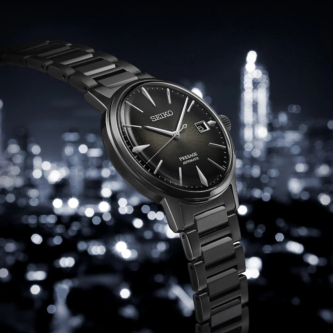 SRPJ15J1 Reloj Seiko Presage de hombre pulsera de metal 46 mm