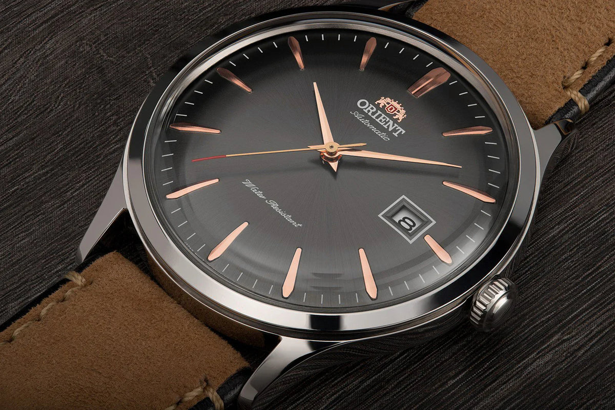TAC08003A Reloj Orient Bambino de hombre pulsera de cuero