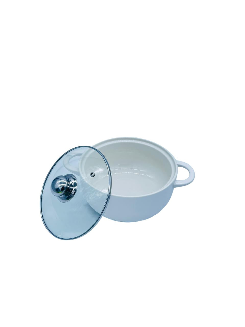 TP-028 Cacerola con tapa de vidrio cerámica 28cm