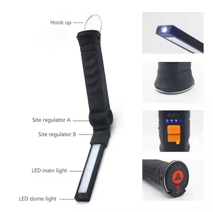 TS-WL389 Linterna LED Recargable Plegable