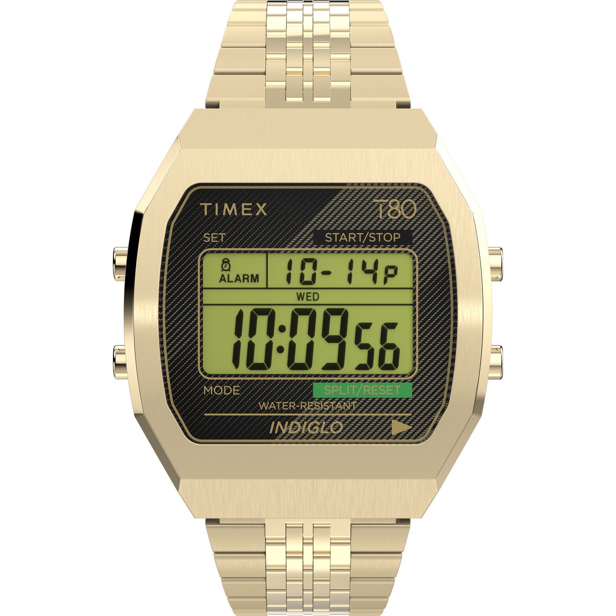 TW2V74300 Reloj Timex T80 unisex correa de metal