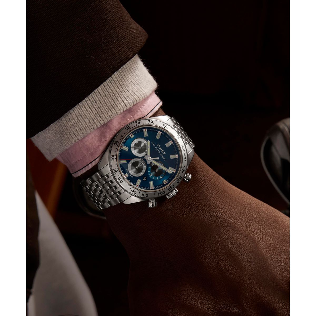 TW2Y18500 Reloj Waterbury de hombre correa de metal