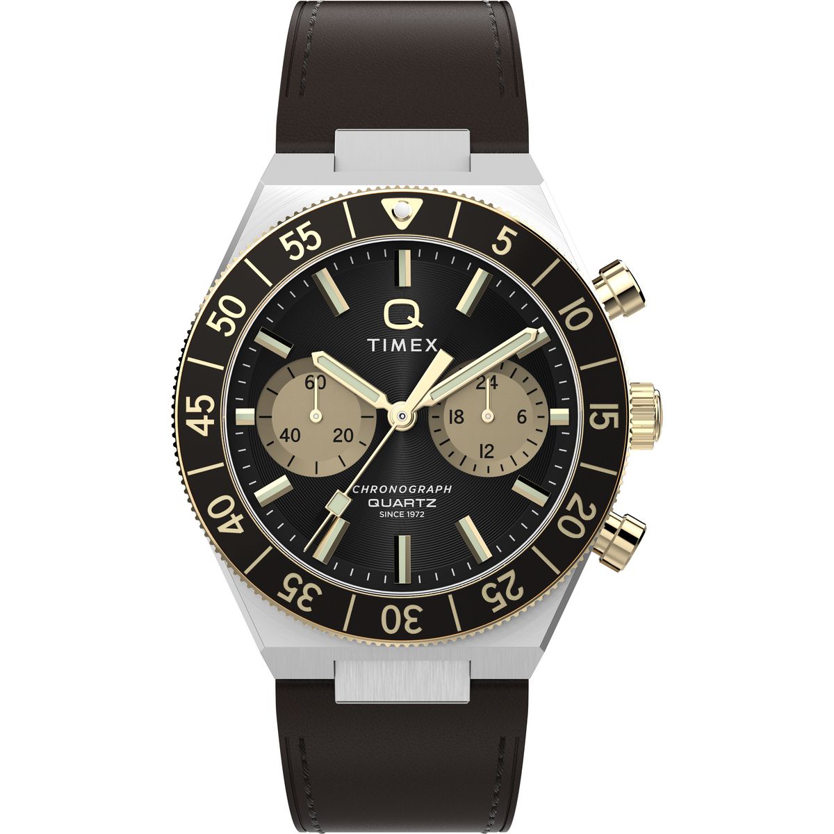 TW2Y56000 Reloj Timex Q Continental de hombre correa de piel