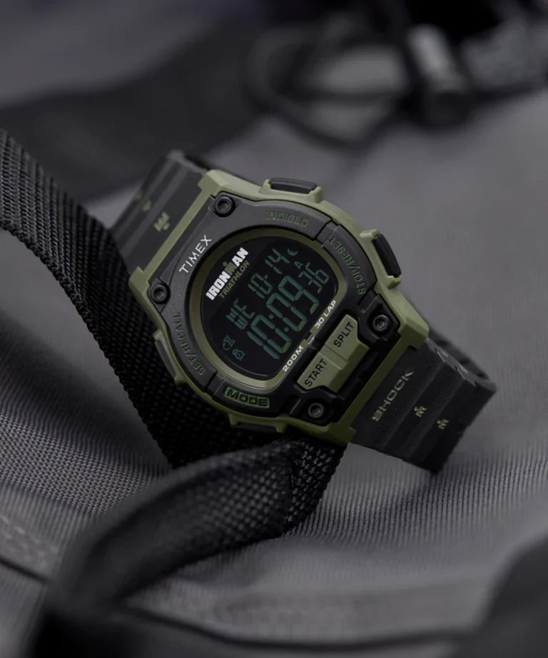 TW5M64900 Reloj Timex Ironman Shock Endure de hombre pulsera de caucho 42 mm
