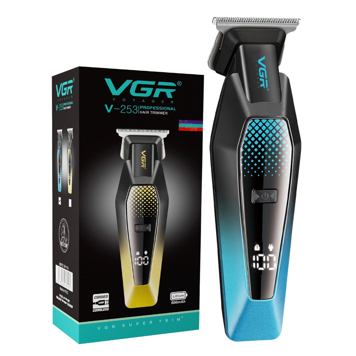 VGR V-253 Recortadora Profesional de Cabello