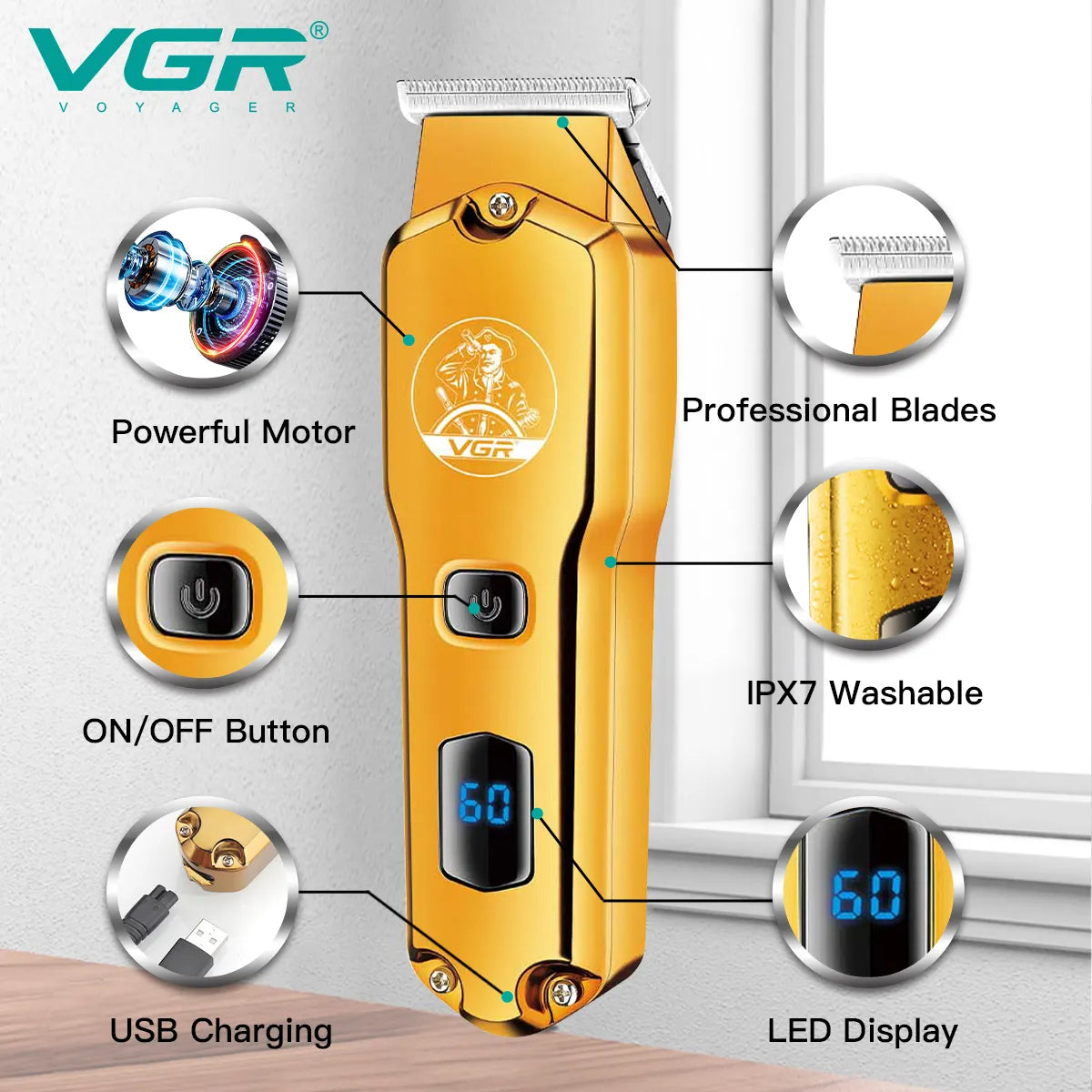 V-927 Máquina de corte de pelo VGR
