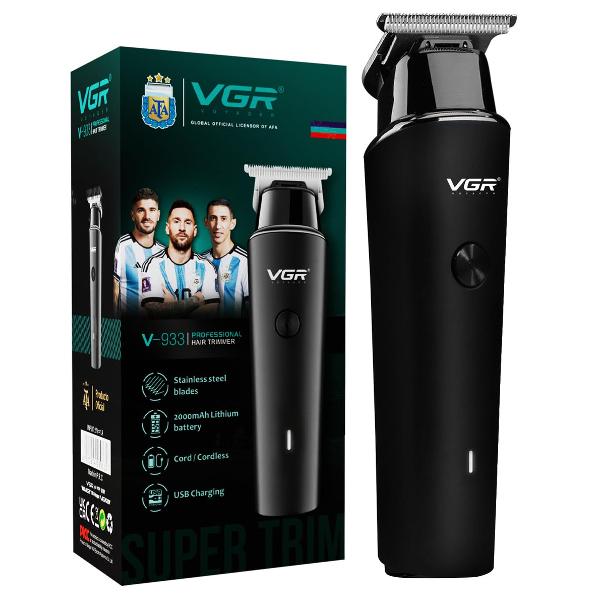 V-933Rasuradora Profesional VGR de barba