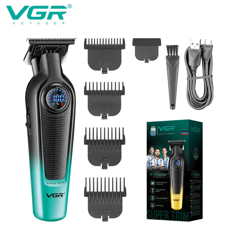 V-996 Rasuradora VGR de caballero negra recargable