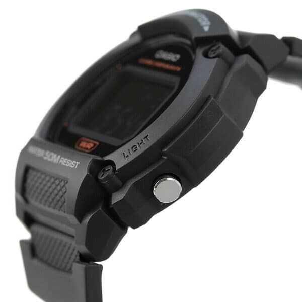 W-219 Casio Reloj Digital para Hombre Pulsera de Resina Illuminator con Cronógrafo