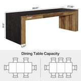 HOGA-SL0078X Mesa de comedor Tribesigns de 8 personas
