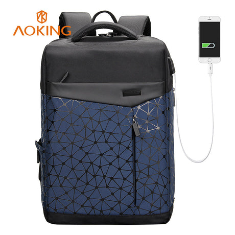SN77282-21A Mochila Aoking para Laptop con entrada de Cable