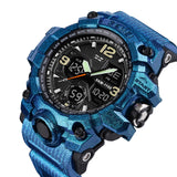 1155 Reloj Skmei para Hombre Pulsera de Caucho Doble hora