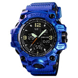1155 Reloj Skmei para Hombre Pulsera de Caucho Doble hora