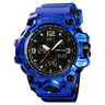 1155 Reloj Skmei para Hombre Pulsera de Caucho Doble hora