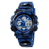 1163 Skmei Reloj para Niños Pulsera de Caucho Doble hora