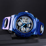 1163 Skmei Reloj para Niños Pulsera de Caucho Doble hora