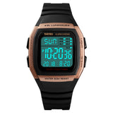 1278 Reloj Skmei unisex digital pulsera de caucho