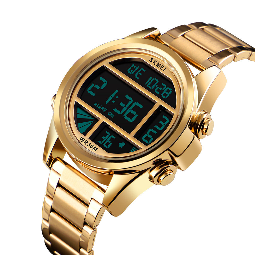 1448 Reloj Skmei para Hombre Pulsera de Metal Digital