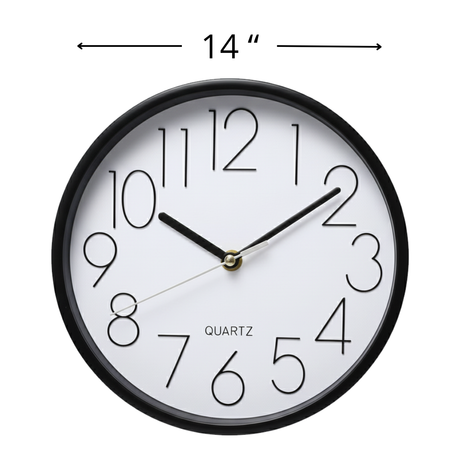 Reloj de Pared Análogo Color Blanco - Varios Tamaños