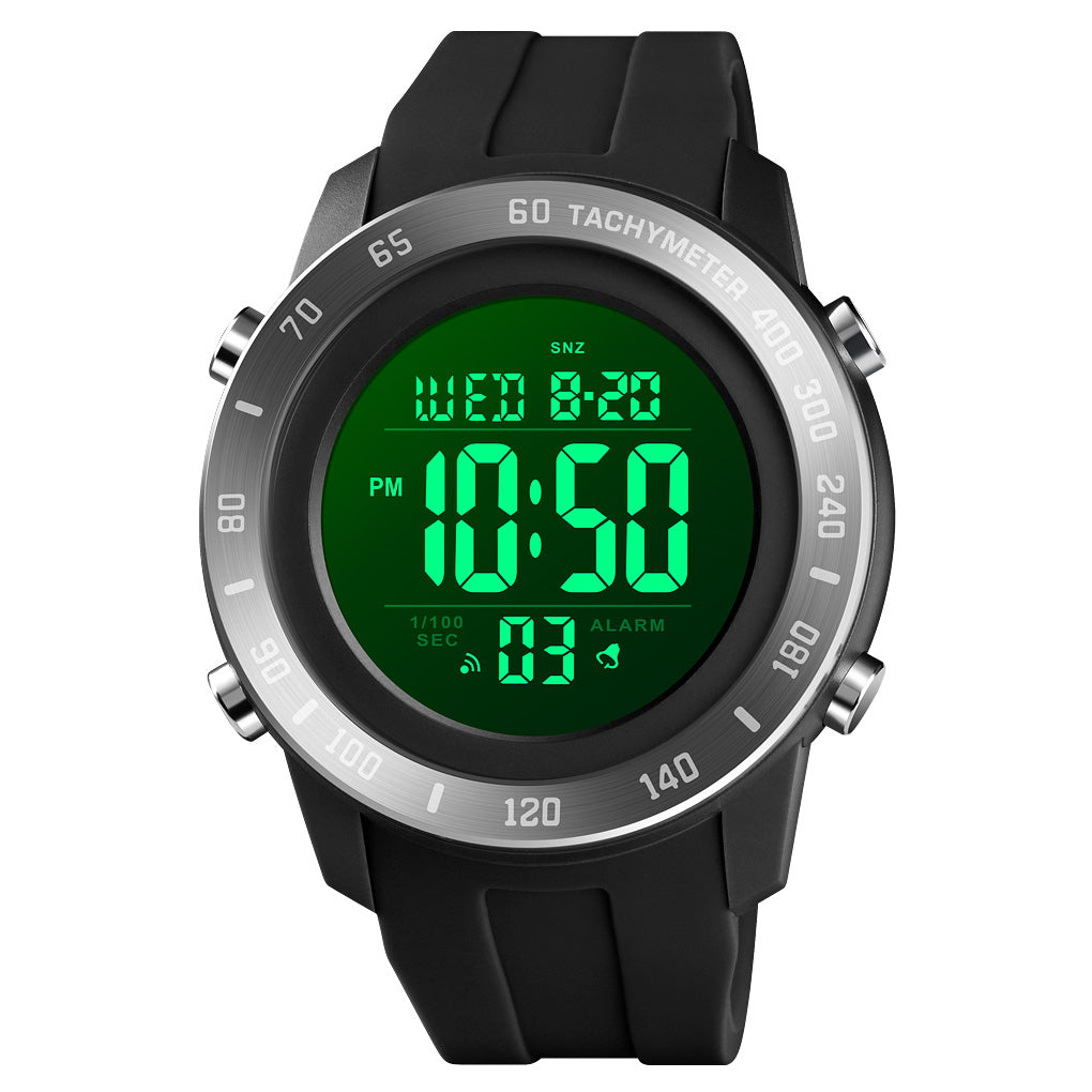 1524 Reloj Skmei para caballero pulsera de caucho digital