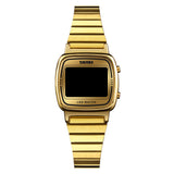 1543 Reloj Skmei para Mujer Pulsera de Metal Digital