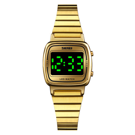 1543 Reloj Skmei para Mujer Pulsera de Metal Digital