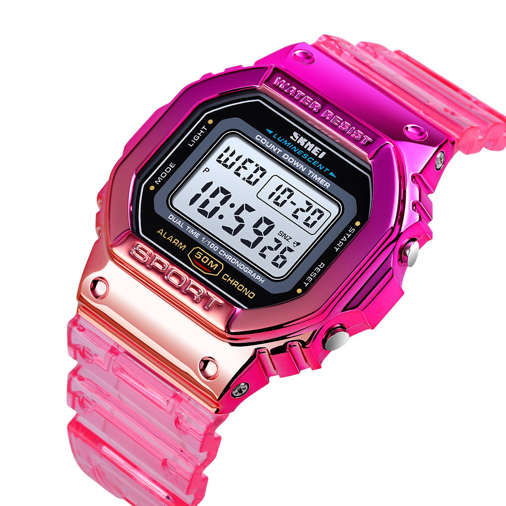 1622 Reloj Skmei para Mujer Pulsera de Caucho Digital