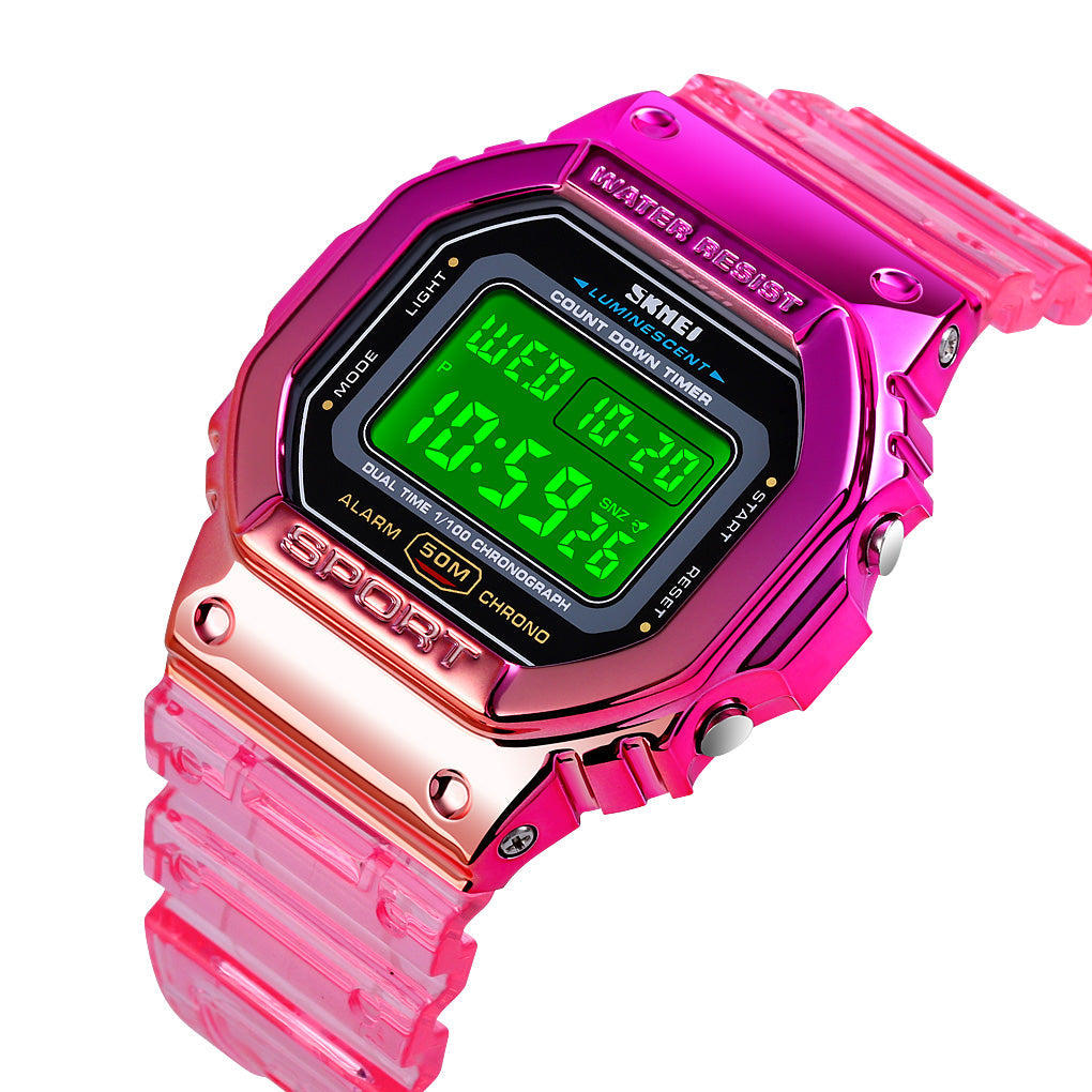 1622 Reloj Skmei para Mujer Pulsera de Caucho Digital